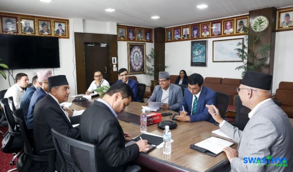 स्वास्थ्यमा जनशक्ति विस्तार र बजेटबारे अर्थ मन्त्रालयमा उच्चस्तरीय छलफल