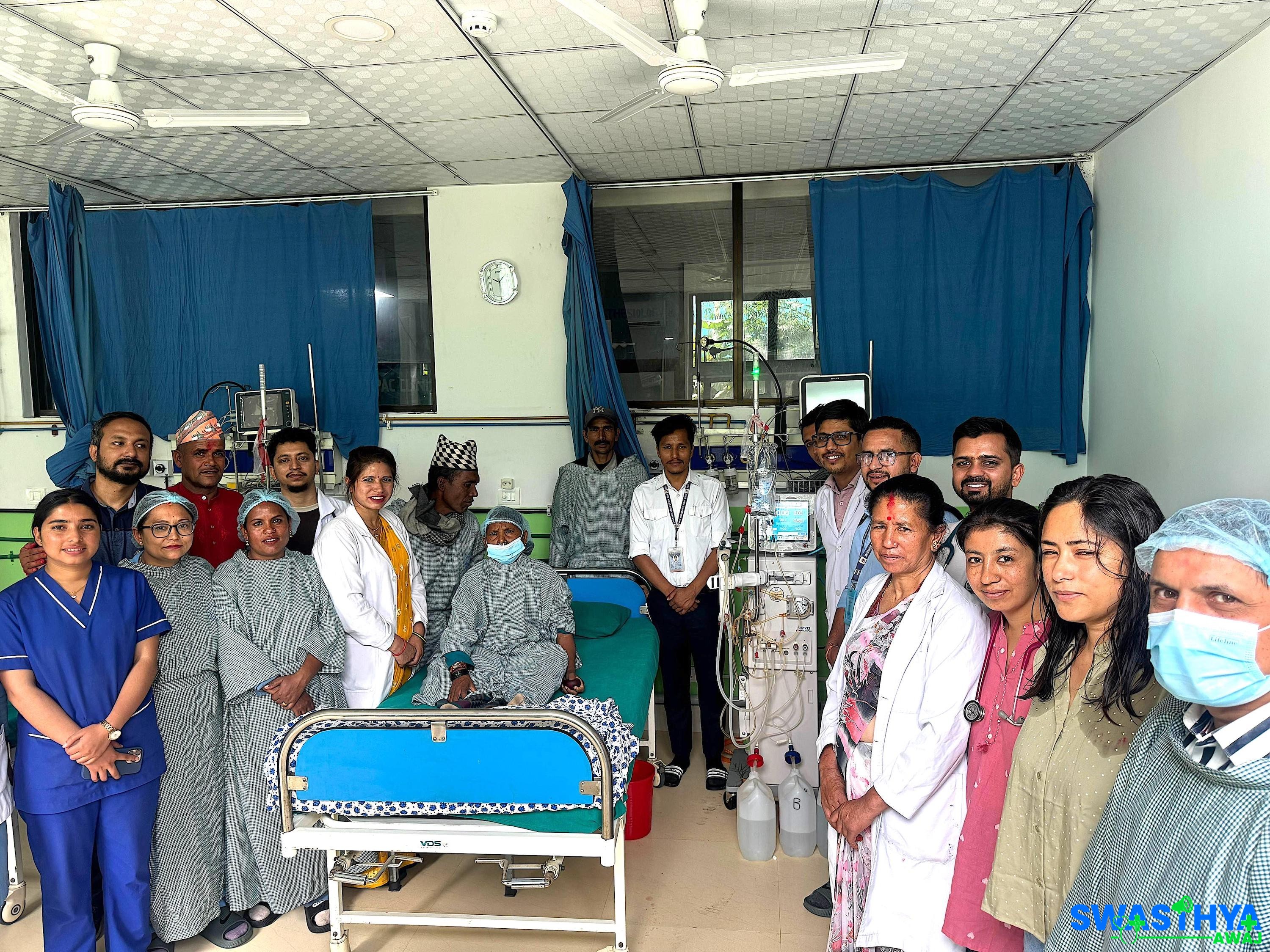 कर्णाली स्वास्थ्य विज्ञान प्रतिष्ठानमा डायलासिस सेवा सुरु, बिरामीलाई ठूलो राहत